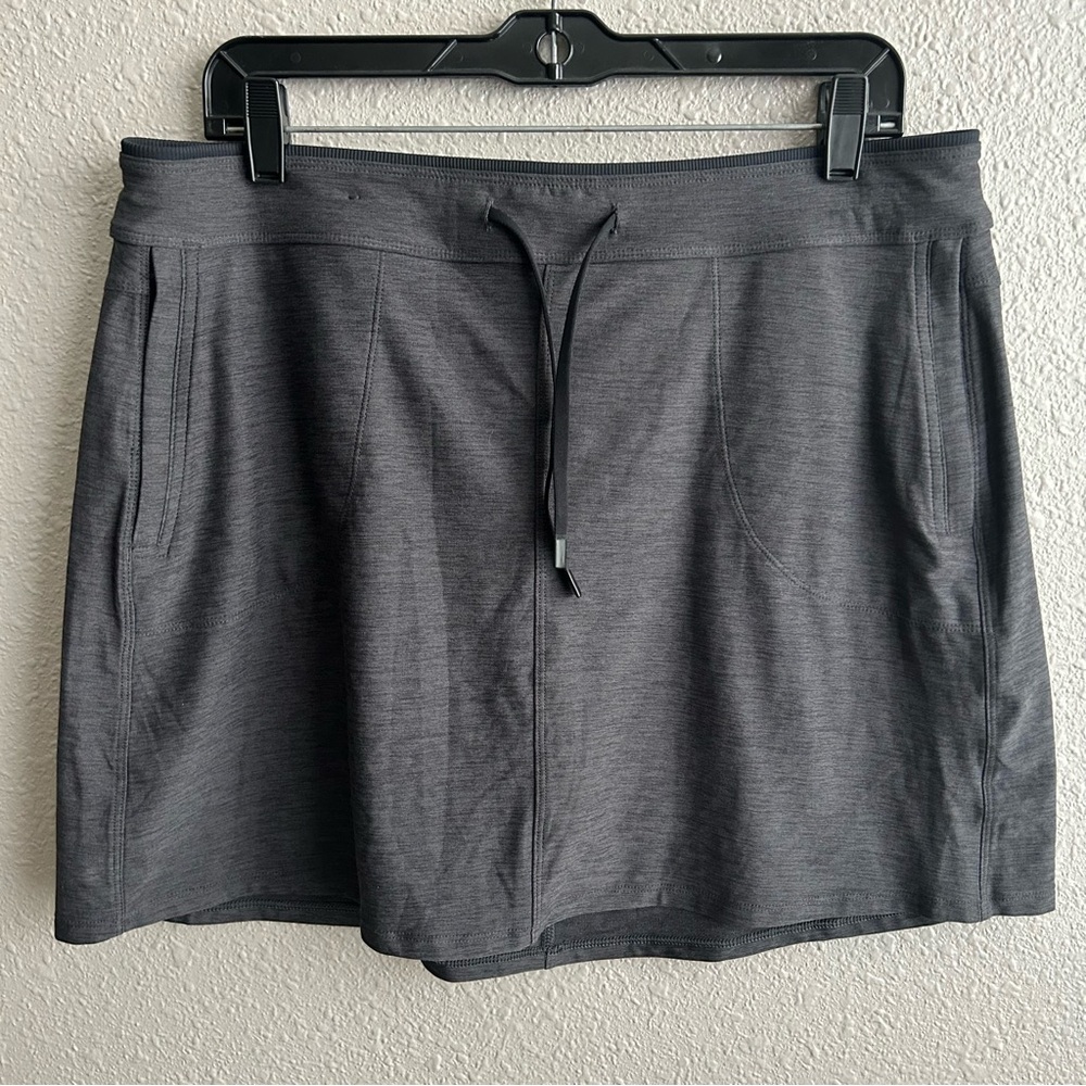 Kuhl‎ Gray Active Outdoor Hiking Pull-On Skirt Skort With Shorts